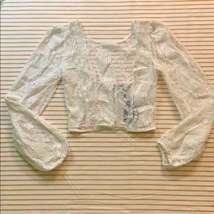 Forever 21 Lace Crop Top